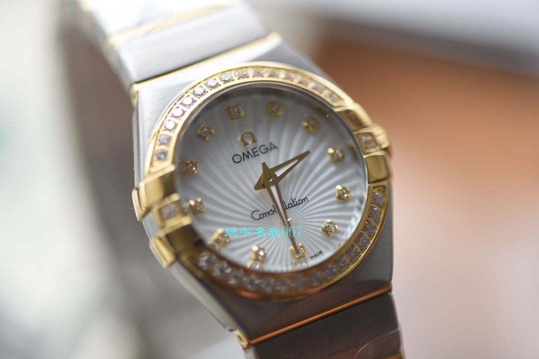 OMEGA Constellation 系列123.10.27.60.57.001女士石英 wrist watches （多色可选）【 Video analysis SSS Perfect  High quality  Replica Watches 】 / MAI310