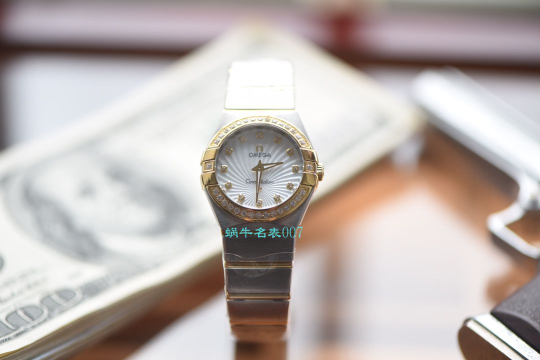 OMEGA Constellation 系列123.10.27.60.57.001女士石英 wrist watches （多色可选）【 Video analysis SSS Perfect  High quality  Replica Watches 】 / MAI310