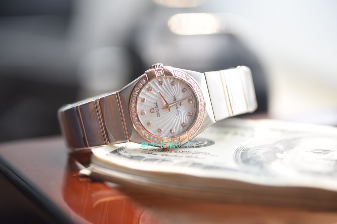 OMEGA Constellation 系列123.10.27.60.57.001女士石英 wrist watches （多色可选）【 Video analysis SSS Perfect  High quality  Replica Watches 】 / MAI310