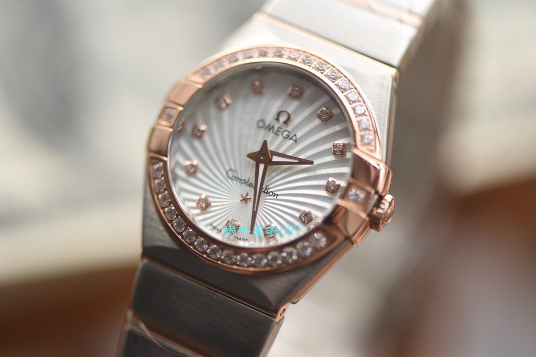 OMEGA Constellation 系列123.10.27.60.57.001女士石英 wrist watches （多色可选）【 Video analysis SSS Perfect  High quality  Replica Watches 】 / MAI310