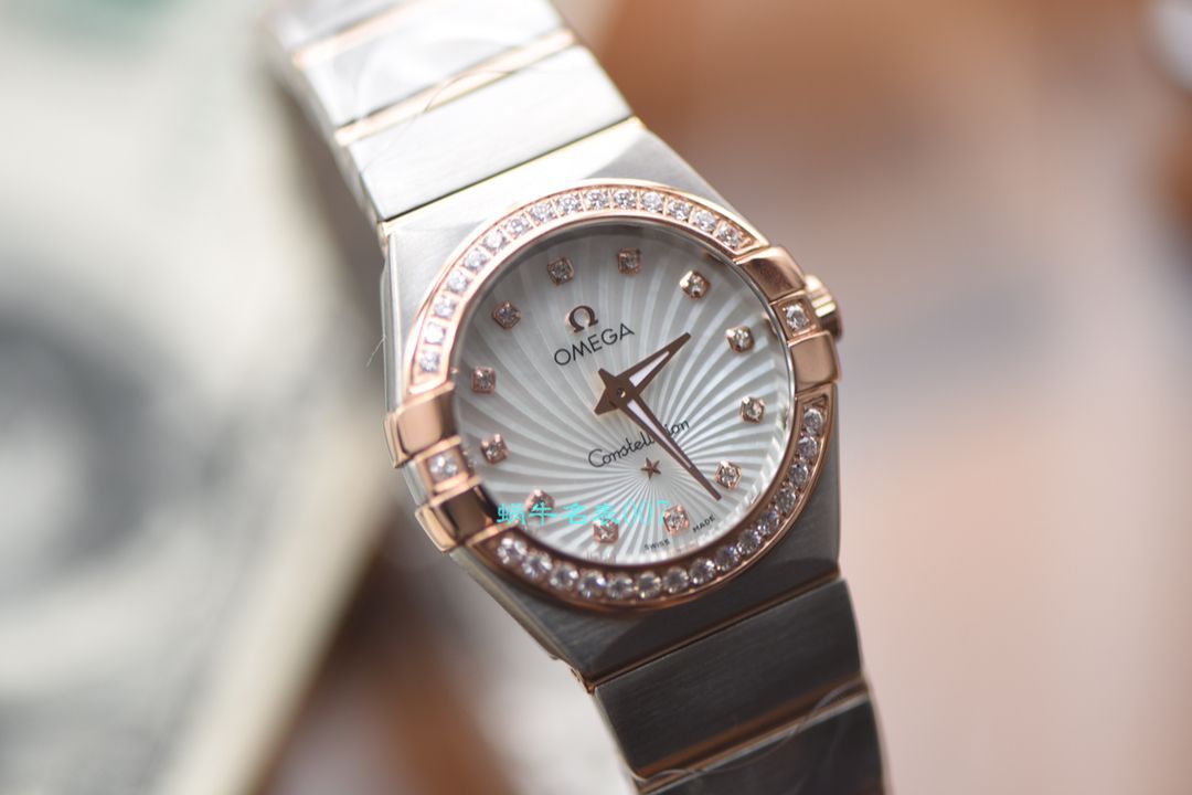OMEGA Constellation 系列123.10.27.60.57.001女士石英 wrist watches （多色可选）【 Video analysis SSS Perfect  High quality  Replica Watches 】 / MAI310