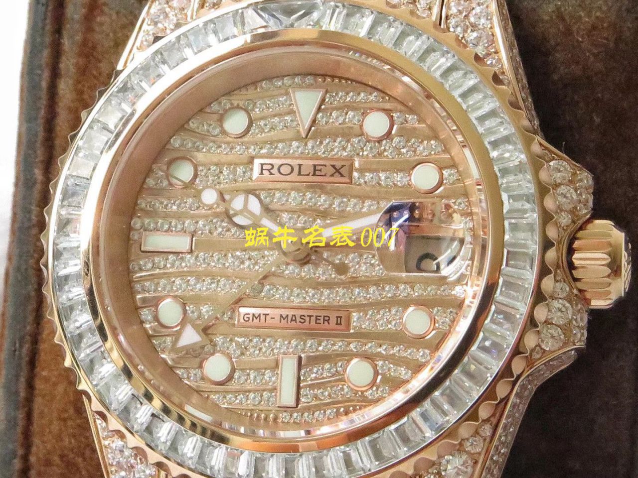 【 Rolex  Replica Copy 表】 Rolex  GMT MASTER II系列116769TBR-74779B wrist watches  / R322