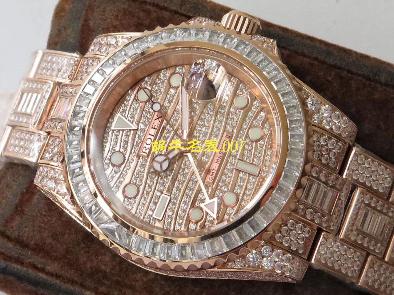 【 Rolex  Replica Copy 表】 Rolex  GMT MASTER II系列116769TBR-74779B wrist watches  / R322