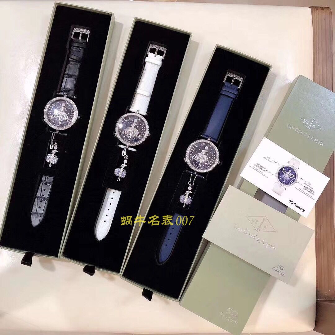 【5G Factory Van Cleef & Arpels Replica Copy 女表舞动天使】梵克雅宝诗意复杂功能系列VCARO4F200 wrist watches  / VCA06