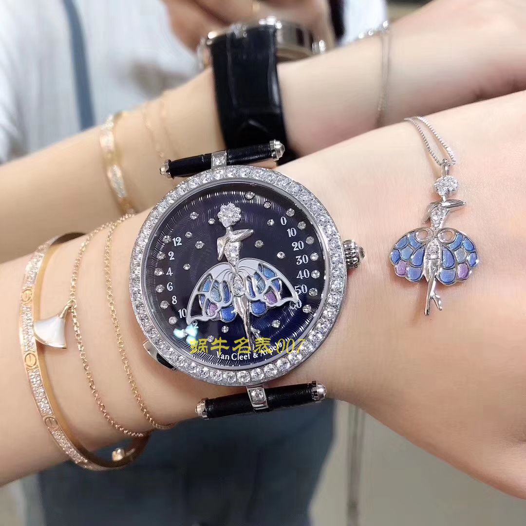 【5G Factory Van Cleef & Arpels Replica Copy 女表舞动天使】梵克雅宝诗意复杂功能系列VCARO4F200 wrist watches  / VCA06