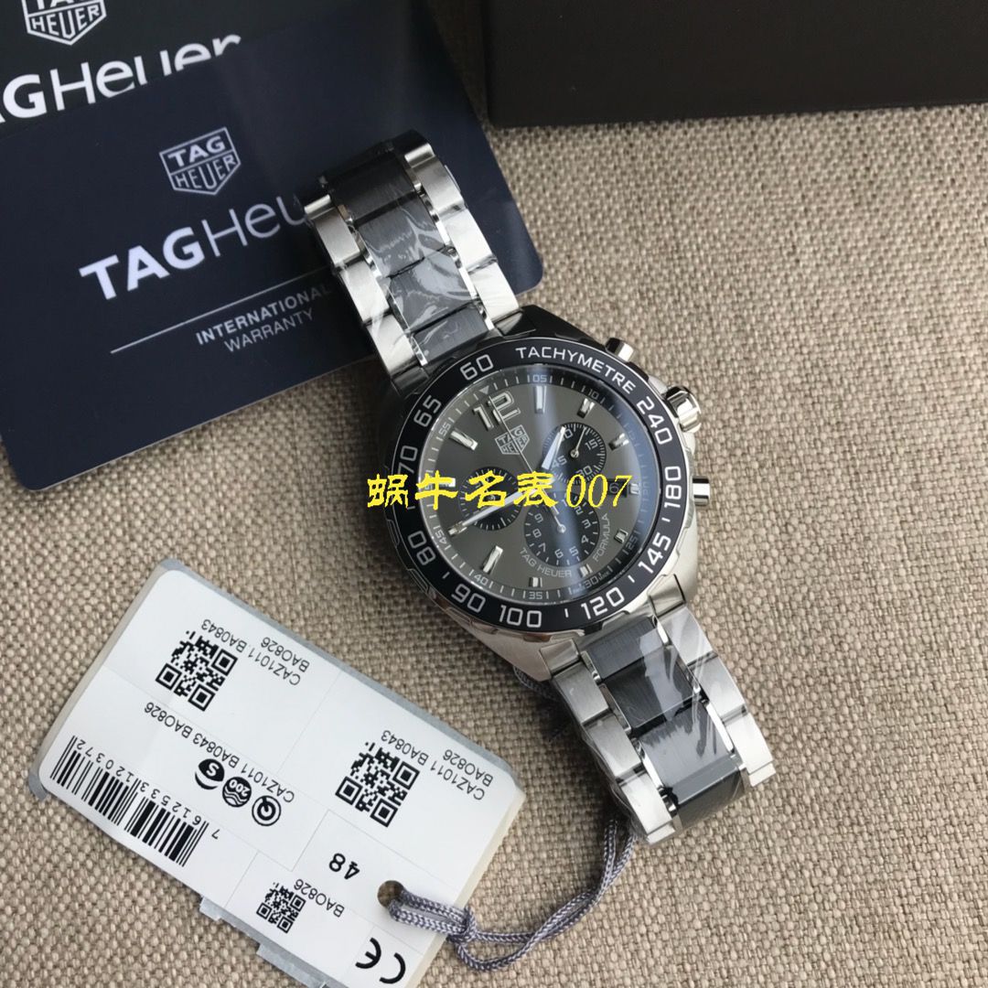 【渠道原单Tagheuer石英计时表】 TAG Heuer 竞潜系列CAY111B.BA0927，CAY111A.BA0927 wrist watches  / TG077