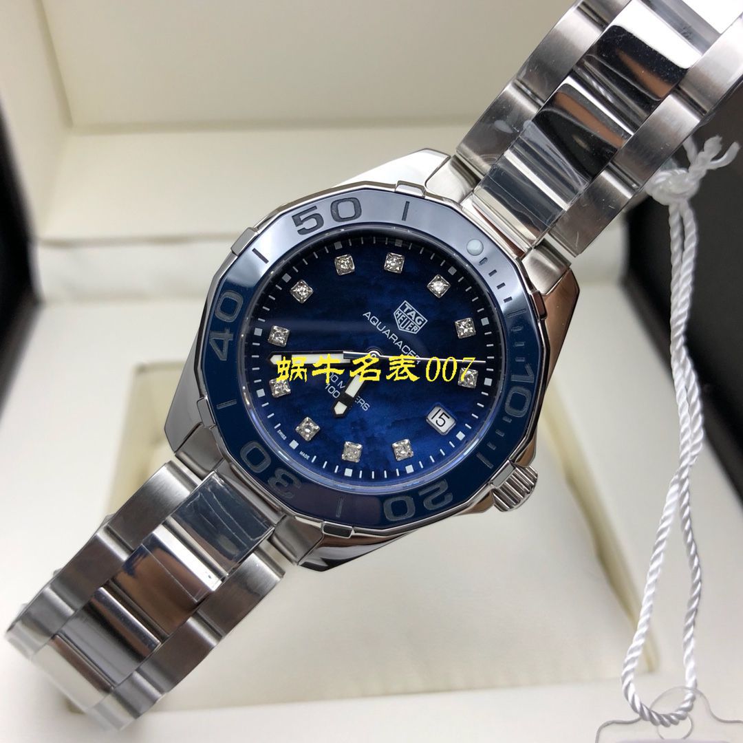 【渠道原单真钻女表】 TAG Heuer 竞潜系列WAY131L.BA0748，WAY131M.BA0748 wrist watches  / TG078