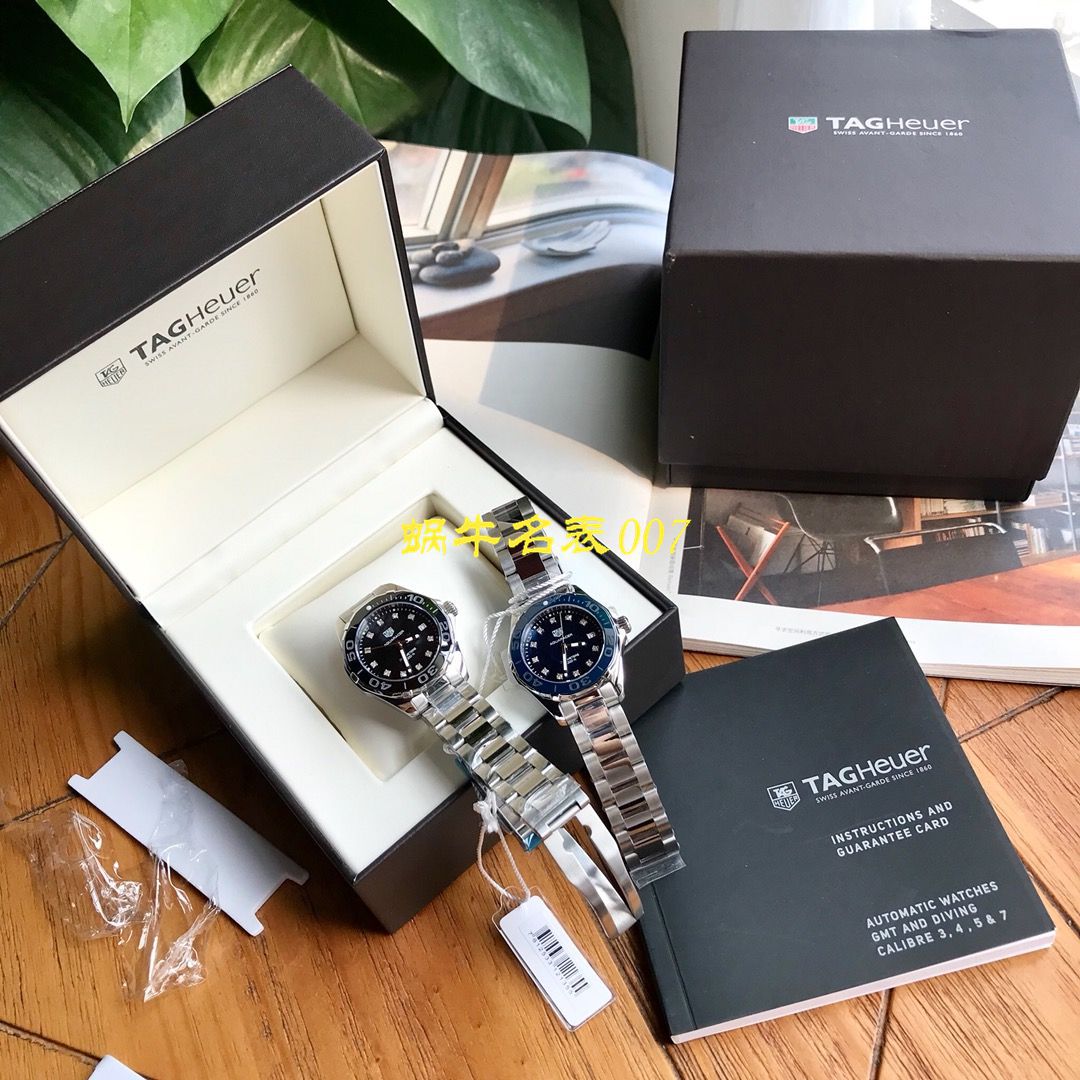 【渠道原单真钻女表】 TAG Heuer 竞潜系列WAY131L.BA0748，WAY131M.BA0748 wrist watches  / TG078