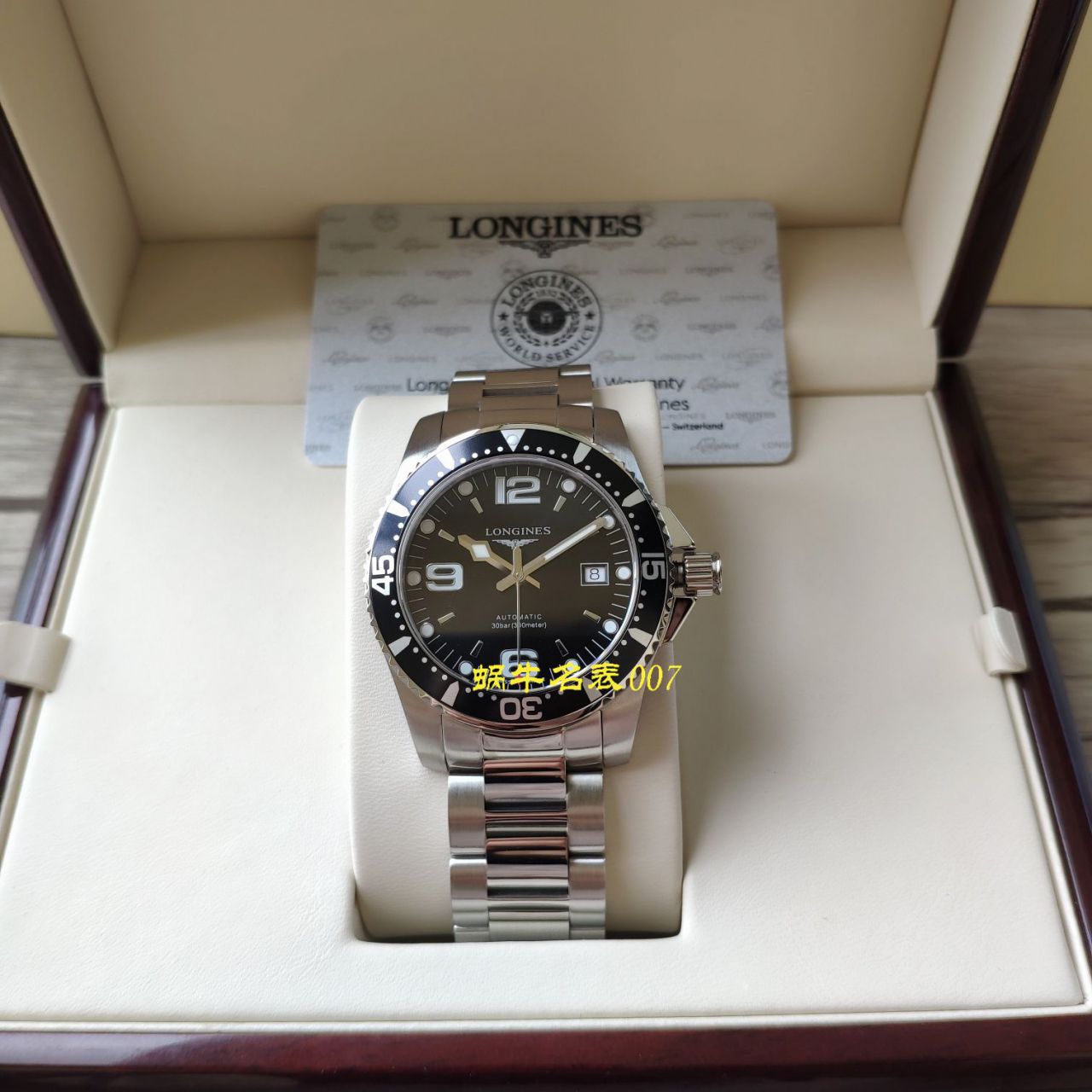 【渠道原单Longines】 Longines 康卡斯潜水系列L3.742.4.56.6 wrist watches  / L116