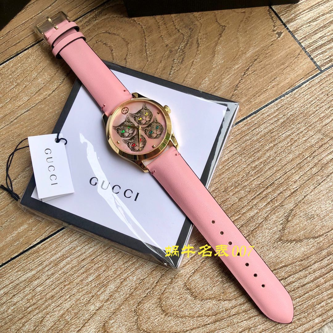 【渠道原单】Gucci古驰猫头鹰G-Timeless 系列女士 wrist watches ，38 毫米 / GUCCI KK17