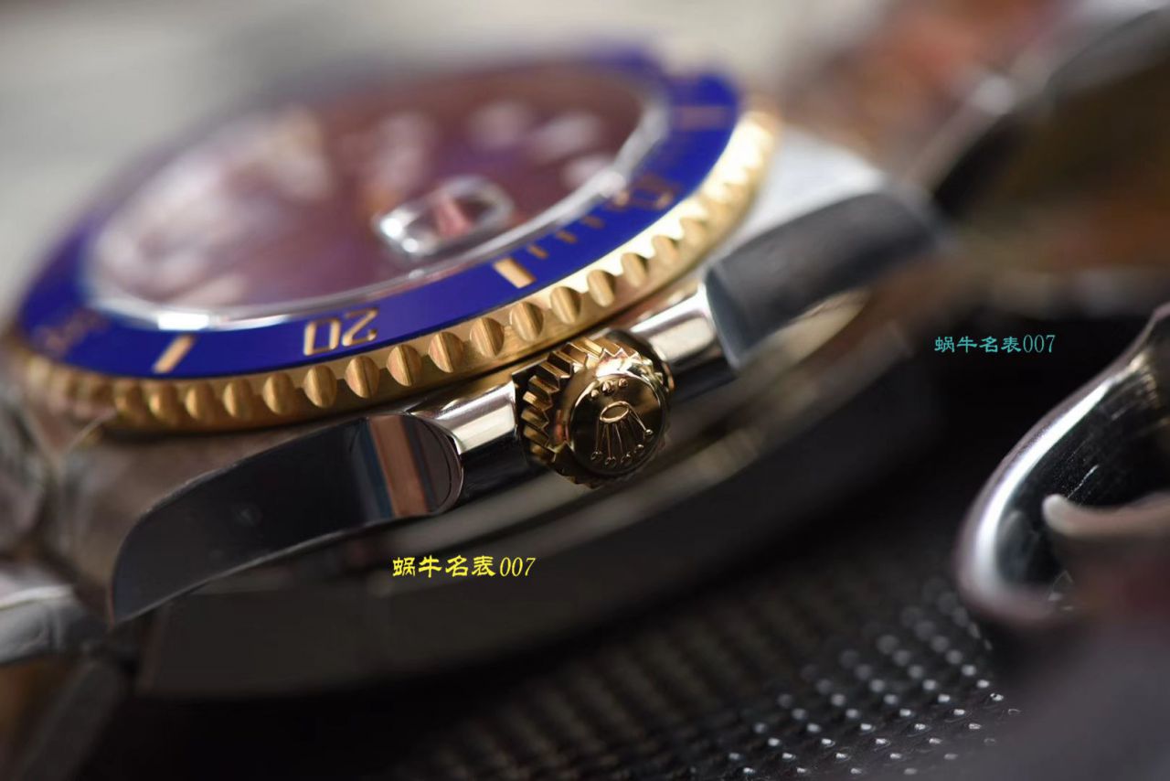 【AR Factory Rolex Replica Copy 表】 Rolex  Submariner 型系列116613LB-97203 蓝盘 wrist watches (904钢间金蓝水鬼) / R369