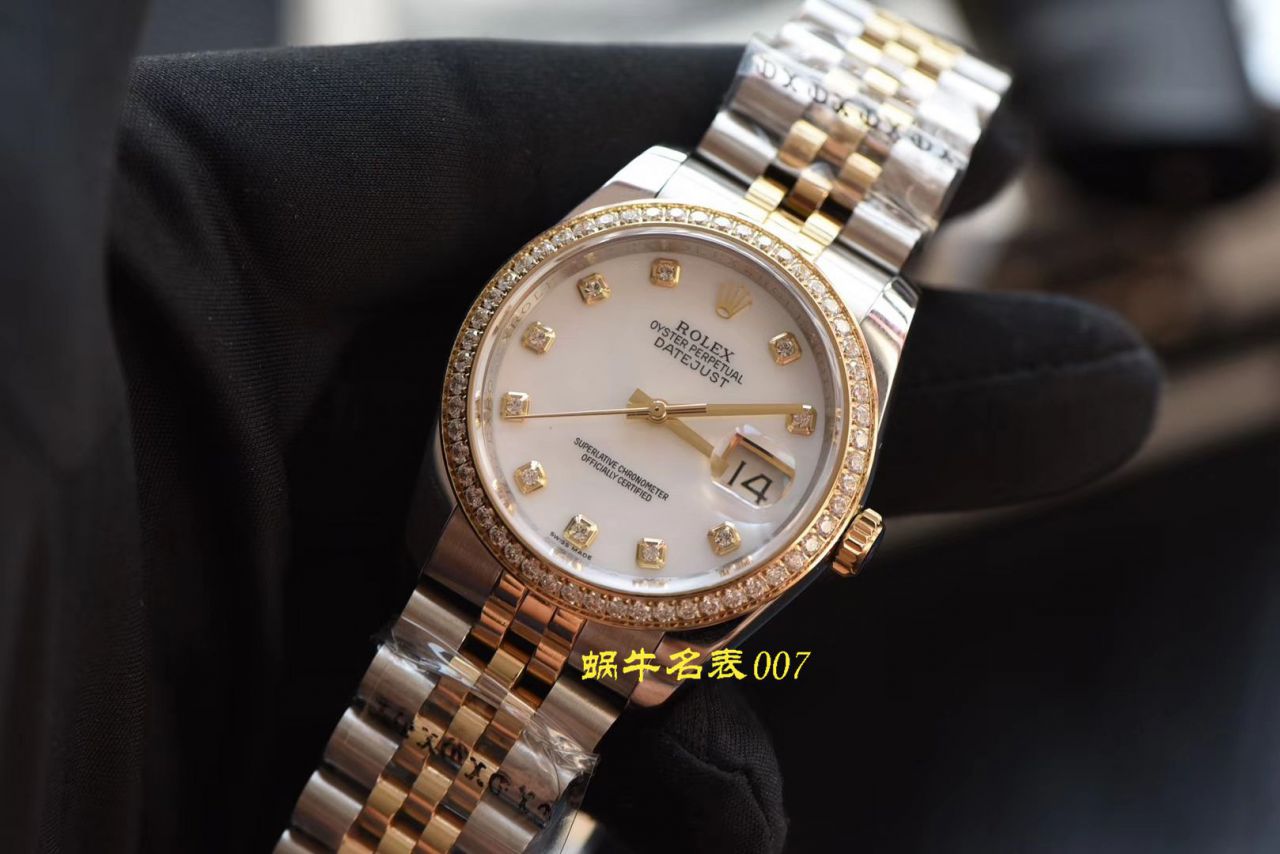 【台湾 Factory  Rolex  Replica 女表】 Rolex 女装  Datejust 系列116243-63603白色表盘 wrist watches  / R371