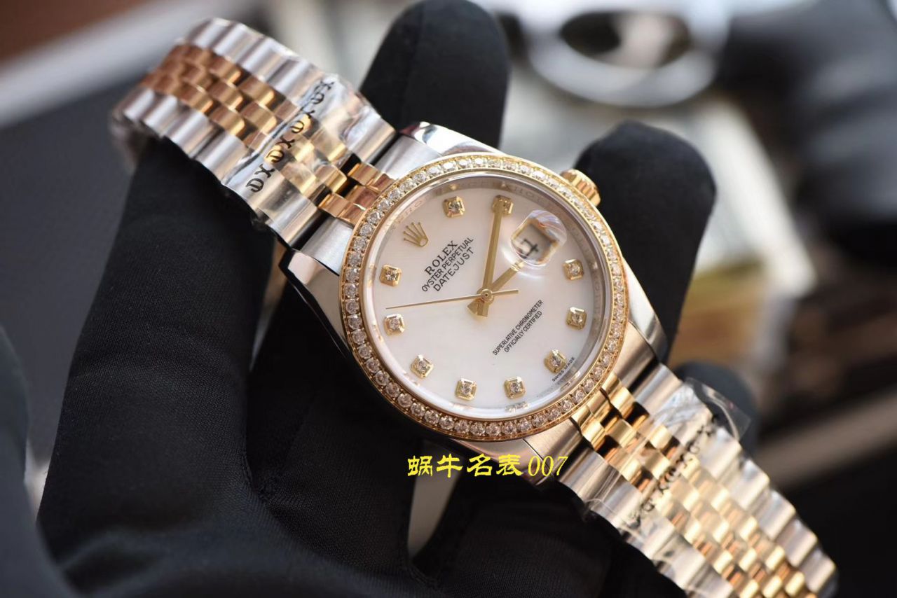 【台湾 Factory  Rolex  Replica 女表】 Rolex 女装  Datejust 系列116243-63603白色表盘 wrist watches  / R371