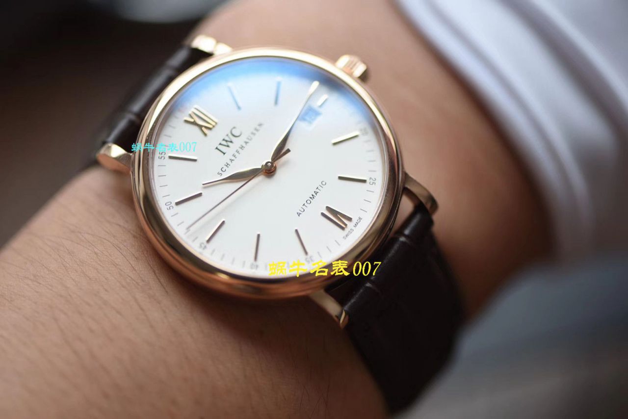 【 Video analysis V7 Factory IWC Replica 表】 IWC 表柏涛菲诺系列 Replica IW356504 wrist watches  / WG387