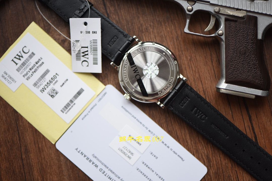 【 Video analysis V7 Factory IWC Replica Copy  Watches 】 IWC 表柏涛菲诺系列IW356501 wrist watches  / WG398