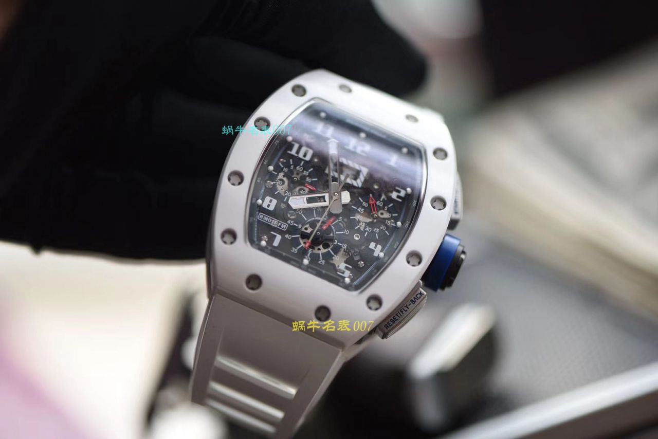 【 Video analysis KV Factory RICHARD MILLE Replica Watches 】 RICHARD MILLE 男士系列RM 011白色 Composite 限量款 wrist watches  / KVRM01199