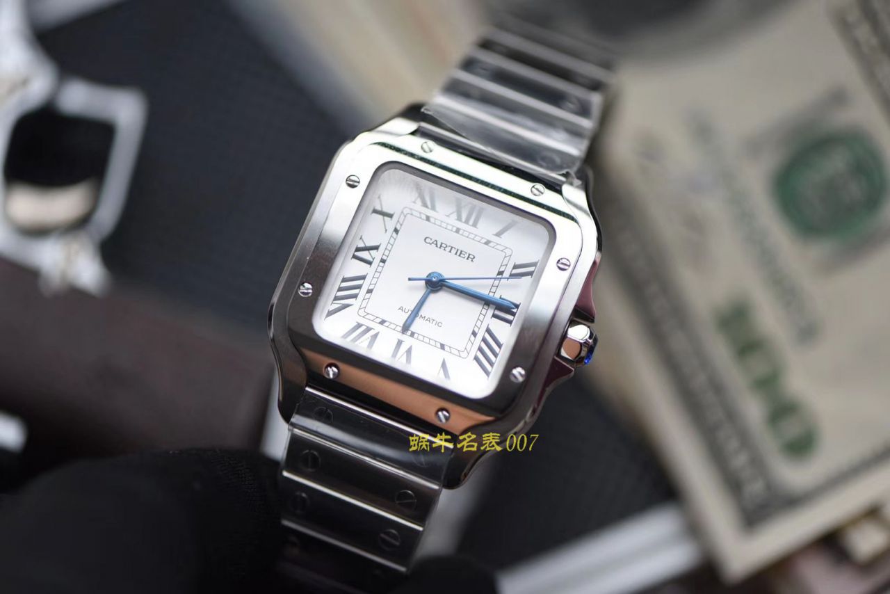 【 Video analysis V6 Factory  top  Replica Copy 表】 Cartier   Santos 系列WSSA0009（大号）,WSSA0010（中号） wrist watches  / K226