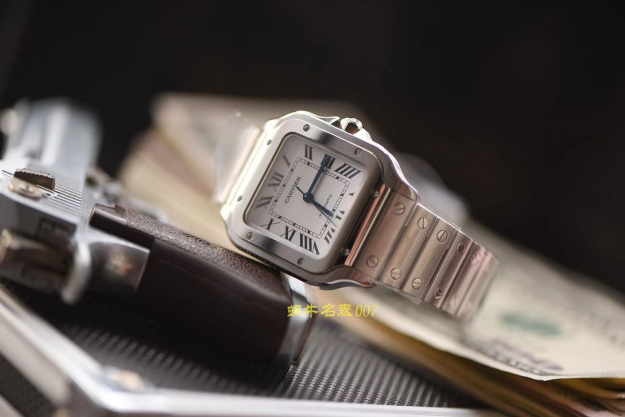 【 Video analysis V6 Factory  top  Replica Copy 表】 Cartier   Santos 系列WSSA0009（大号）,WSSA0010（中号） wrist watches  / K226