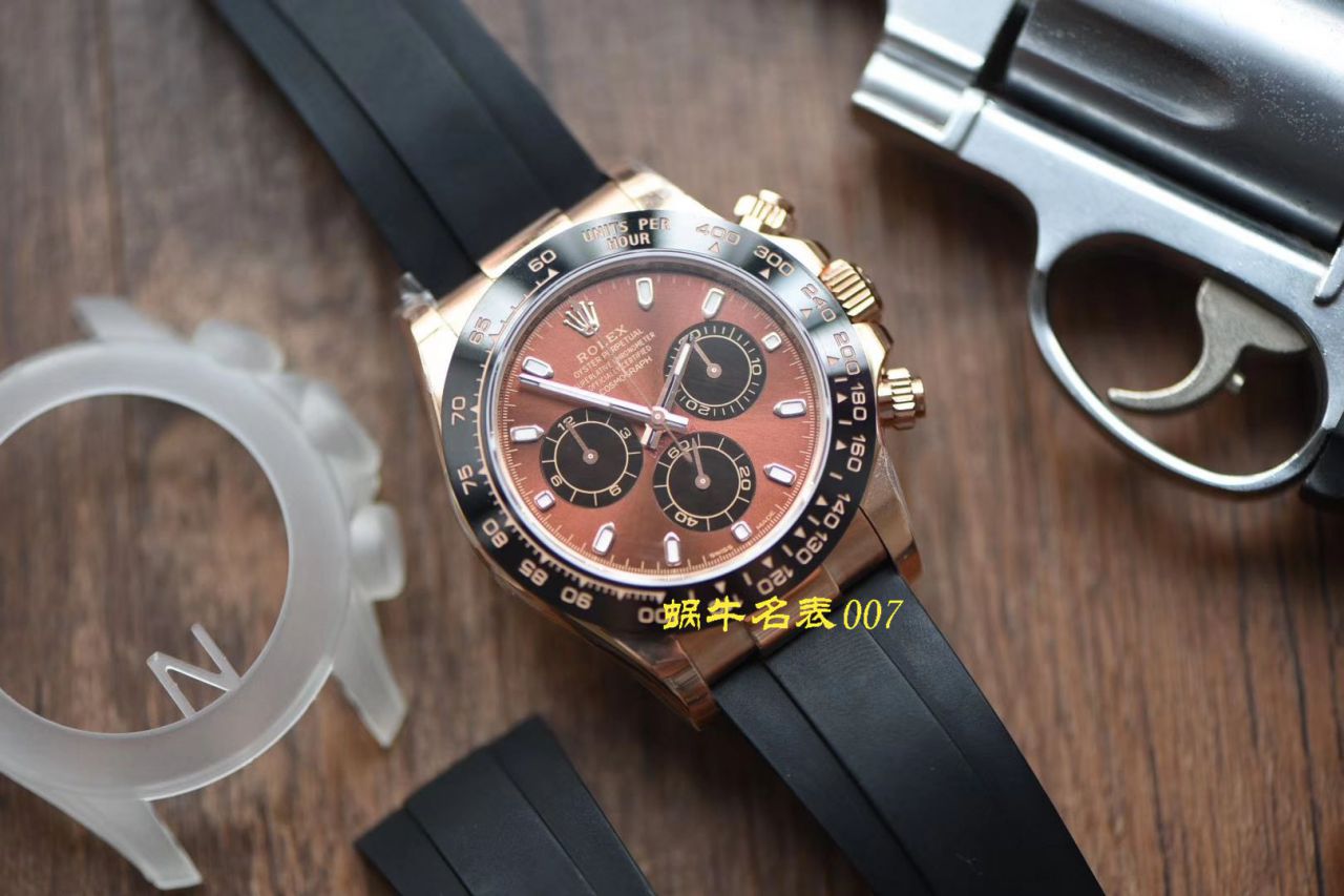 【 Video analysis NOOB Factory  Rolex  Replica Copy  Watches 】N Factory 全新2019年最新款～ Ditongna 咖啡猫超级4130自动机械 Movement  / R373