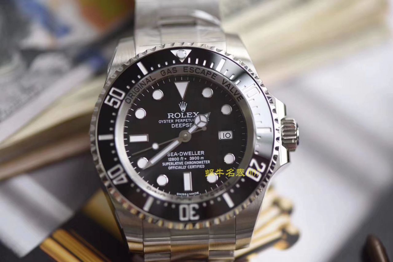 【AR Factory  top  Replica Copy  Watches 】 Rolex 海使型系列116660-98210 黑盘 wrist watches (水鬼王) / R376