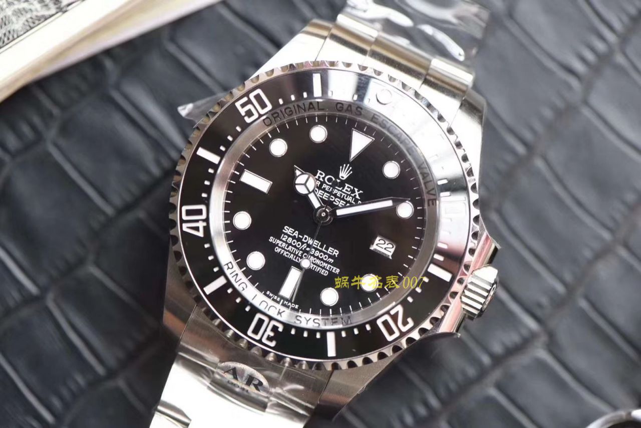 【AR Factory  top  Replica Copy  Watches 】 Rolex 海使型系列116660-98210 黑盘 wrist watches (水鬼王) / R376