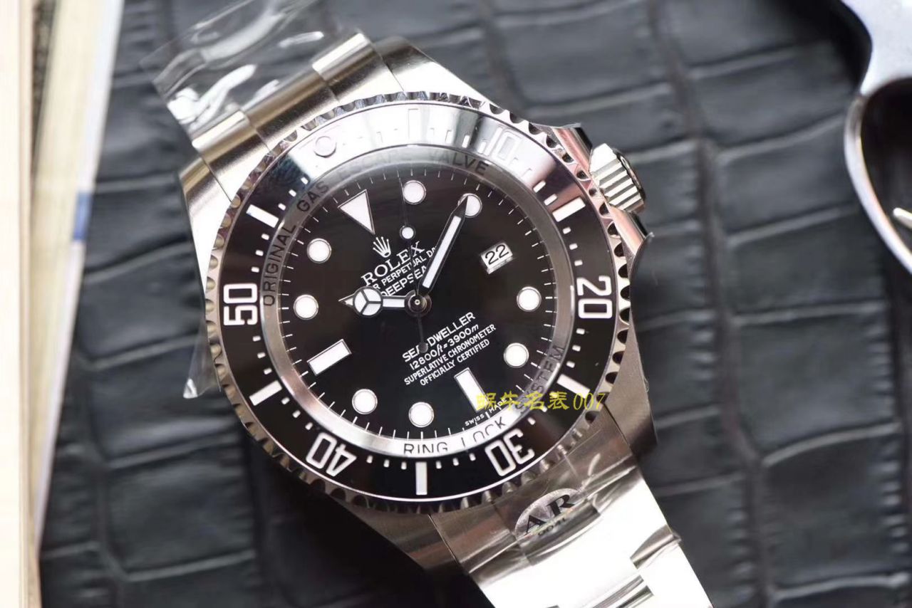 【AR Factory  top  Replica Copy  Watches 】 Rolex 海使型系列116660-98210 黑盘 wrist watches (水鬼王) / R376