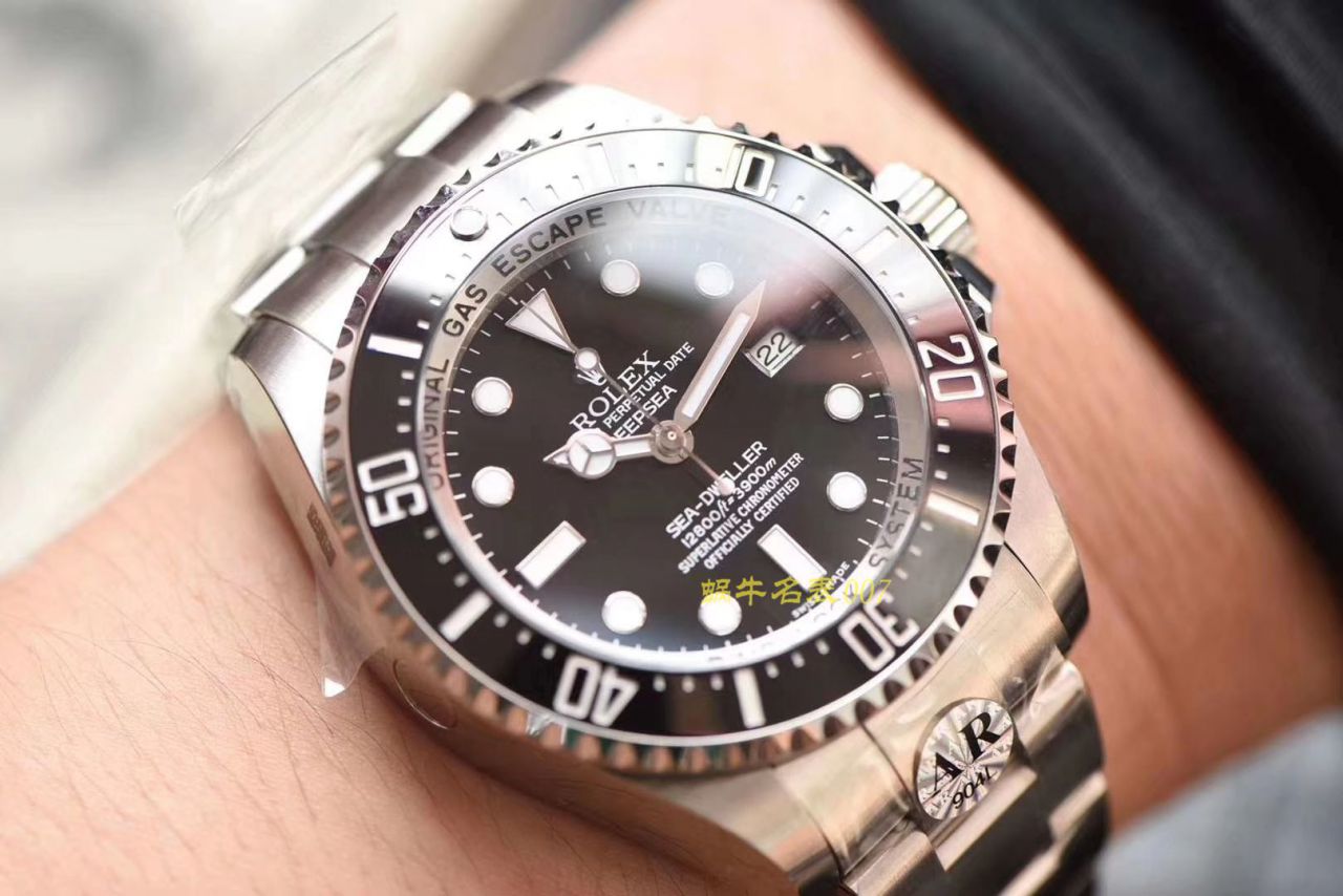 【AR Factory  top  Replica Copy  Watches 】 Rolex 海使型系列116660-98210 黑盘 wrist watches (水鬼王) / R376