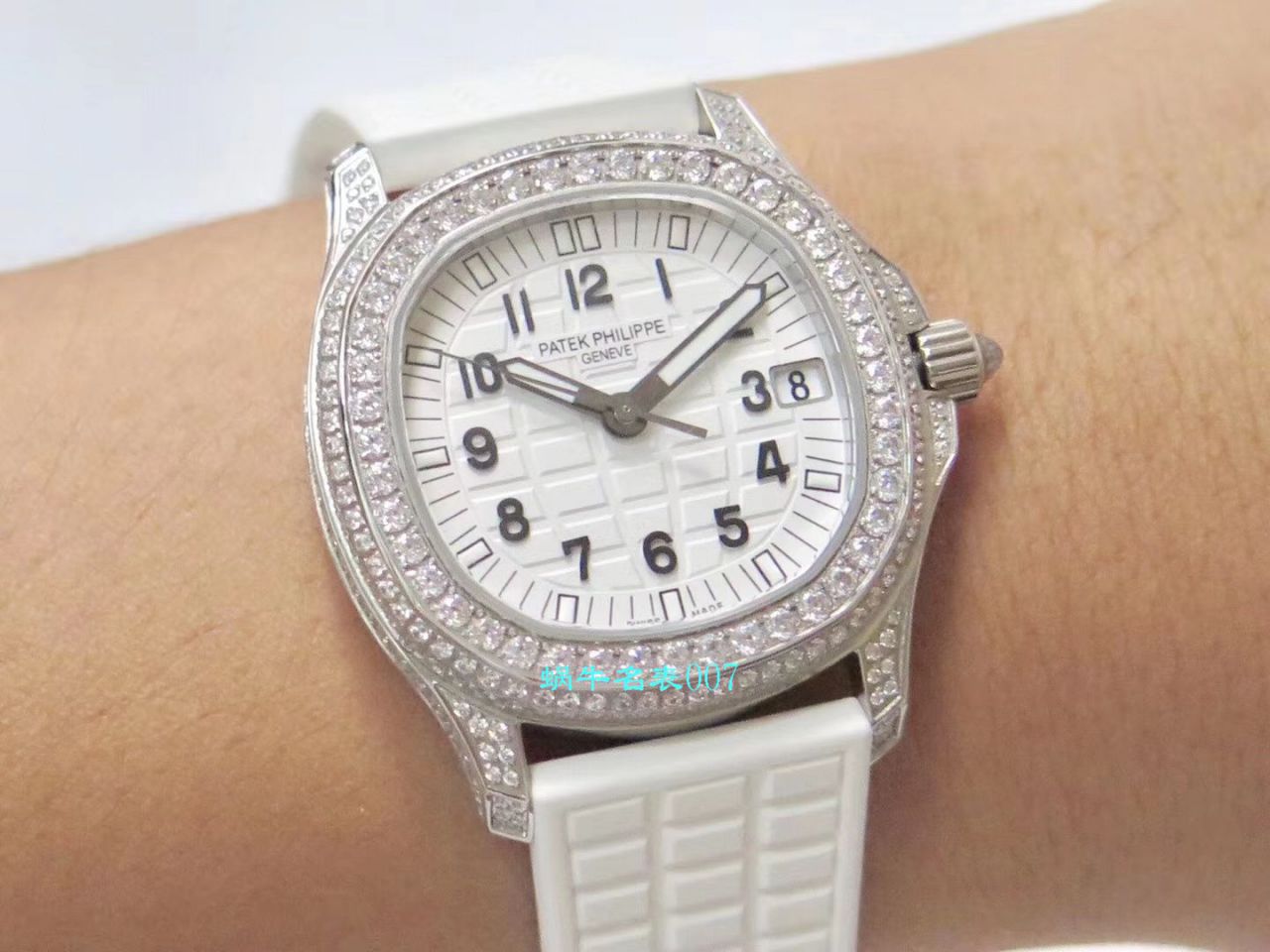 【PPF Factory  top  Replica Watches 】 PATEK PHILIPPE AQUANAUT Replica 5069G-011 白金 wrist watches  / BD231