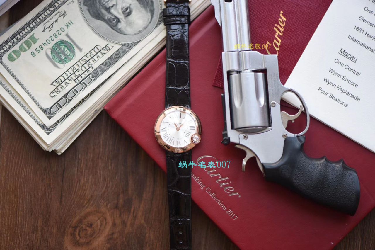 【台湾 Factory 白气球 Replica Copy 女表】 Cartier  BALLON BLANC DE  Cartier 系列WJBL0008 wrist watches  / K229