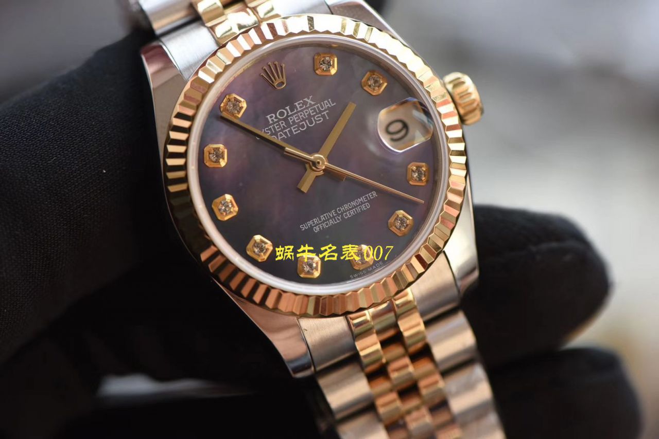 【台湾 Factory  Rolex  Replica Copy 女士 Watches 】Rolex Rolex DateJust  Datejust 系列31/36mm男女装均有 / R372