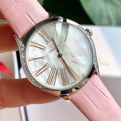 【渠道原单OMEGA女表】OMEGA碟飞系列428.18.36.60.05.002 wrist watches 