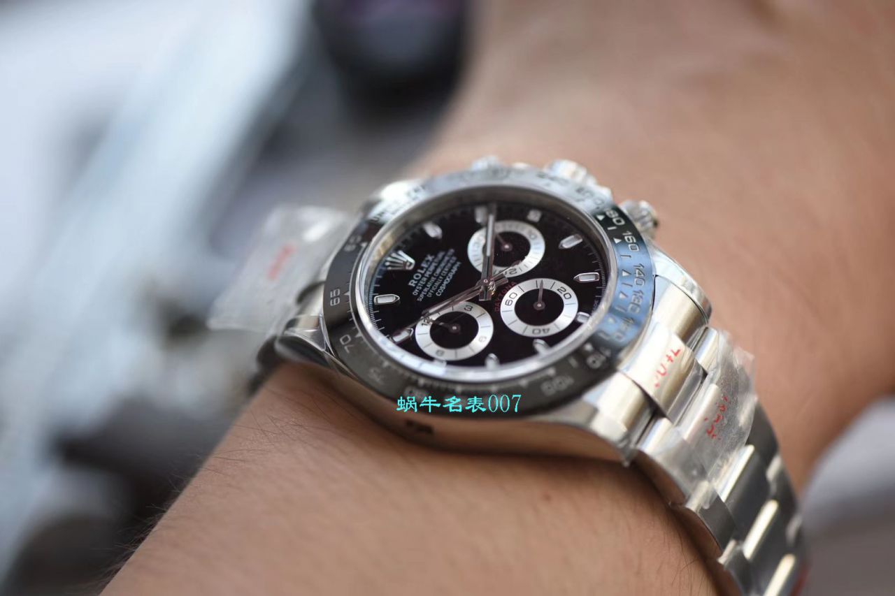 【NOOB Factory  Replica  Rolex  Ditongna  Watches 】N Factory 熊猫迪V3升级版来袭 Cosmograph Daytona  Ditongna  Replica 116500LN-78590 wrist watches  / R380