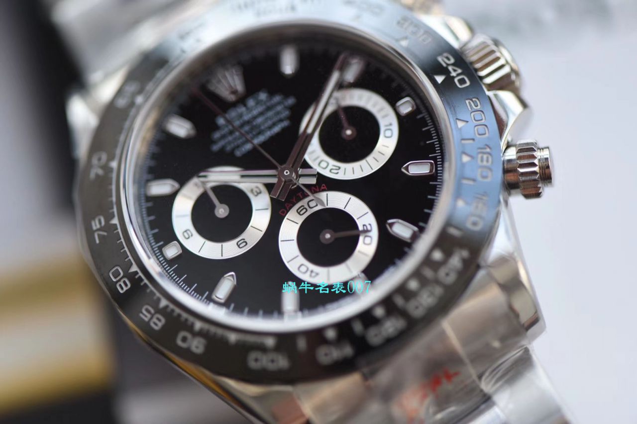 【NOOB Factory  Replica  Rolex  Ditongna  Watches 】N Factory 熊猫迪V3升级版来袭 Cosmograph Daytona  Ditongna  Replica 116500LN-78590 wrist watches  / R380