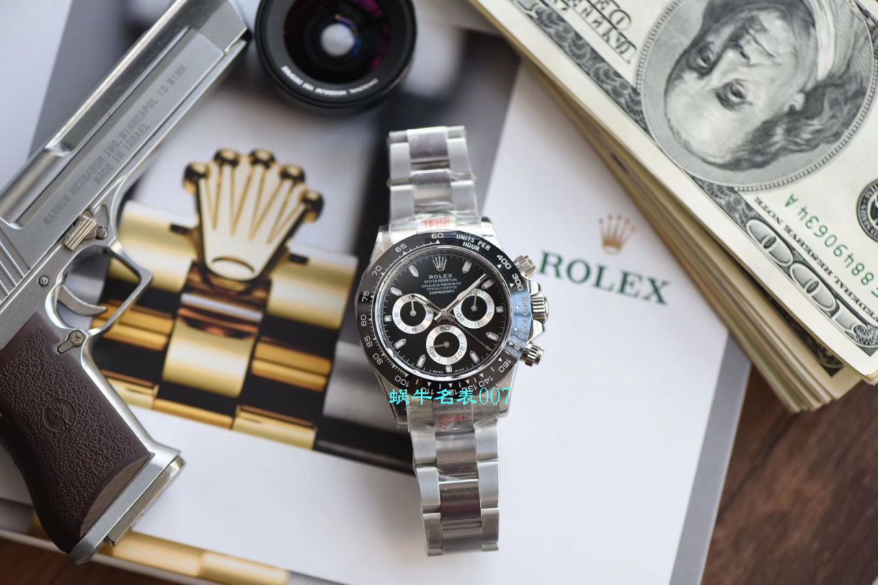 【NOOB Factory  Replica  Rolex  Ditongna  Watches 】N Factory 熊猫迪V3升级版来袭 Cosmograph Daytona  Ditongna  Replica 116500LN-78590 wrist watches  / R380