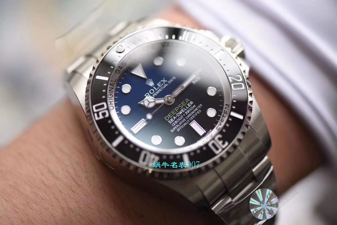 【AR Factory  Replica 超级904L精钢渐变蓝鬼王 Watches 】 Rolex 海使型 Replica Copy 116660-98210 蓝盘 wrist watches  / R381