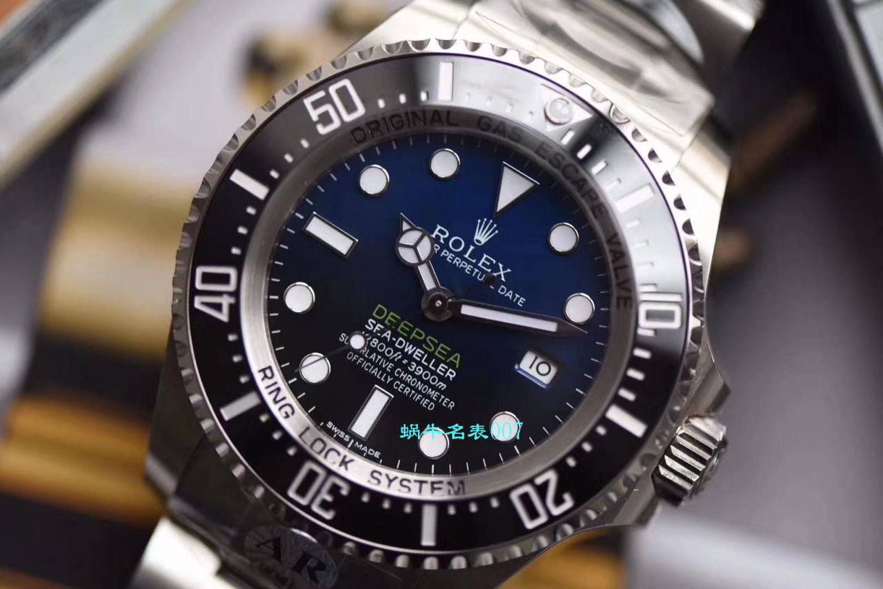 【AR Factory  Replica 超级904L精钢渐变蓝鬼王 Watches 】 Rolex 海使型 Replica Copy 116660-98210 蓝盘 wrist watches  / R381