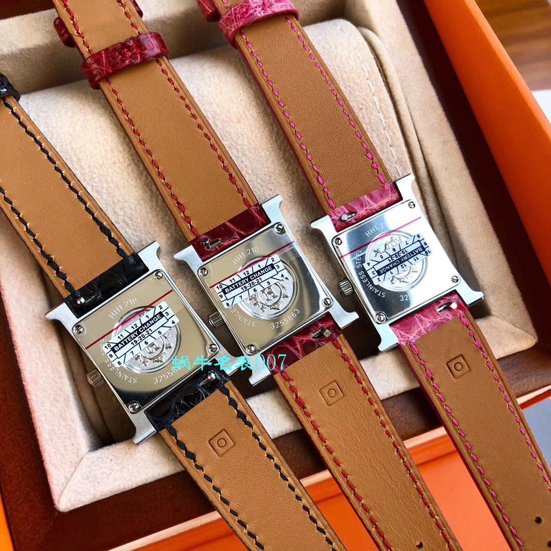 【 TOP  copy customized 真钻女表】Hermès爱马仕HEURE H系列W036819WW00，W036766WW00 wrist watches  / HermA01