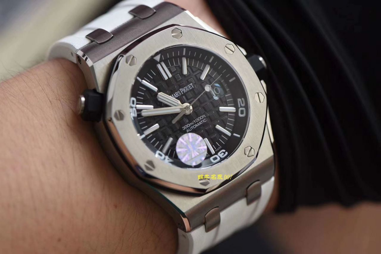 【JF Perfect  High quality  Replica 】 Video analysis Audemars Piguet  Royal Oak Offshore 系列15703ST.OO.A002CA.01 wrist watches ，全新V9S超强版正式闪亮登场 / AP156