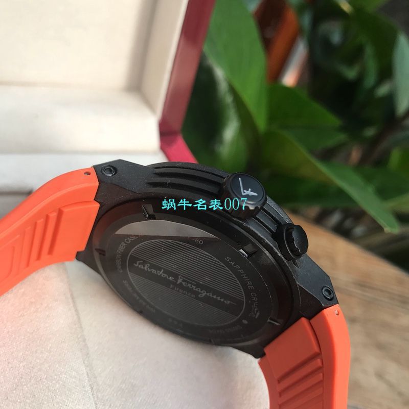 【渠道原单】菲拉格慕Ferragamo F-80系列碳素纤维男士 wrist watches  / FEL011