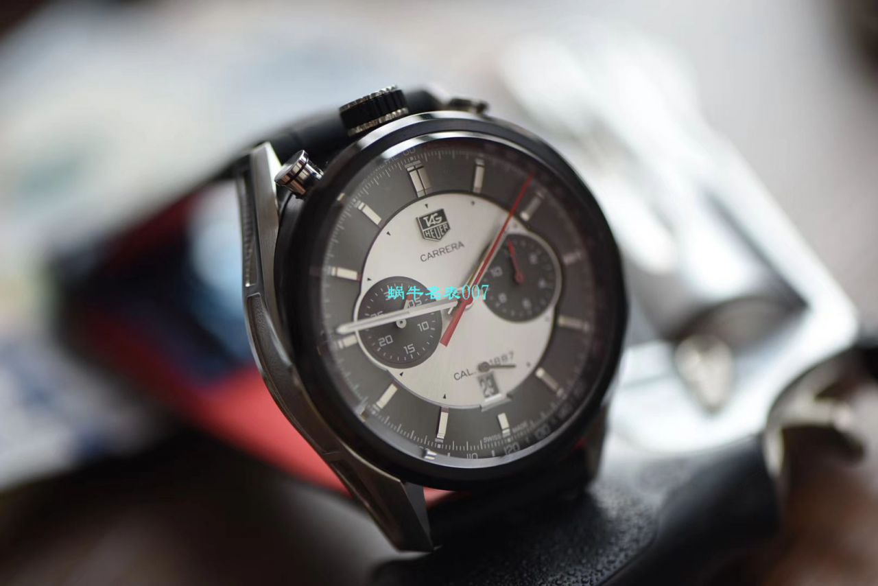 【 Video analysis V6 Factory  TAG Heuer  Replica 表】 TAG Heuer 级卡莱拉赛车限定版CAR2C11.FC6327 wrist watches  / TG079