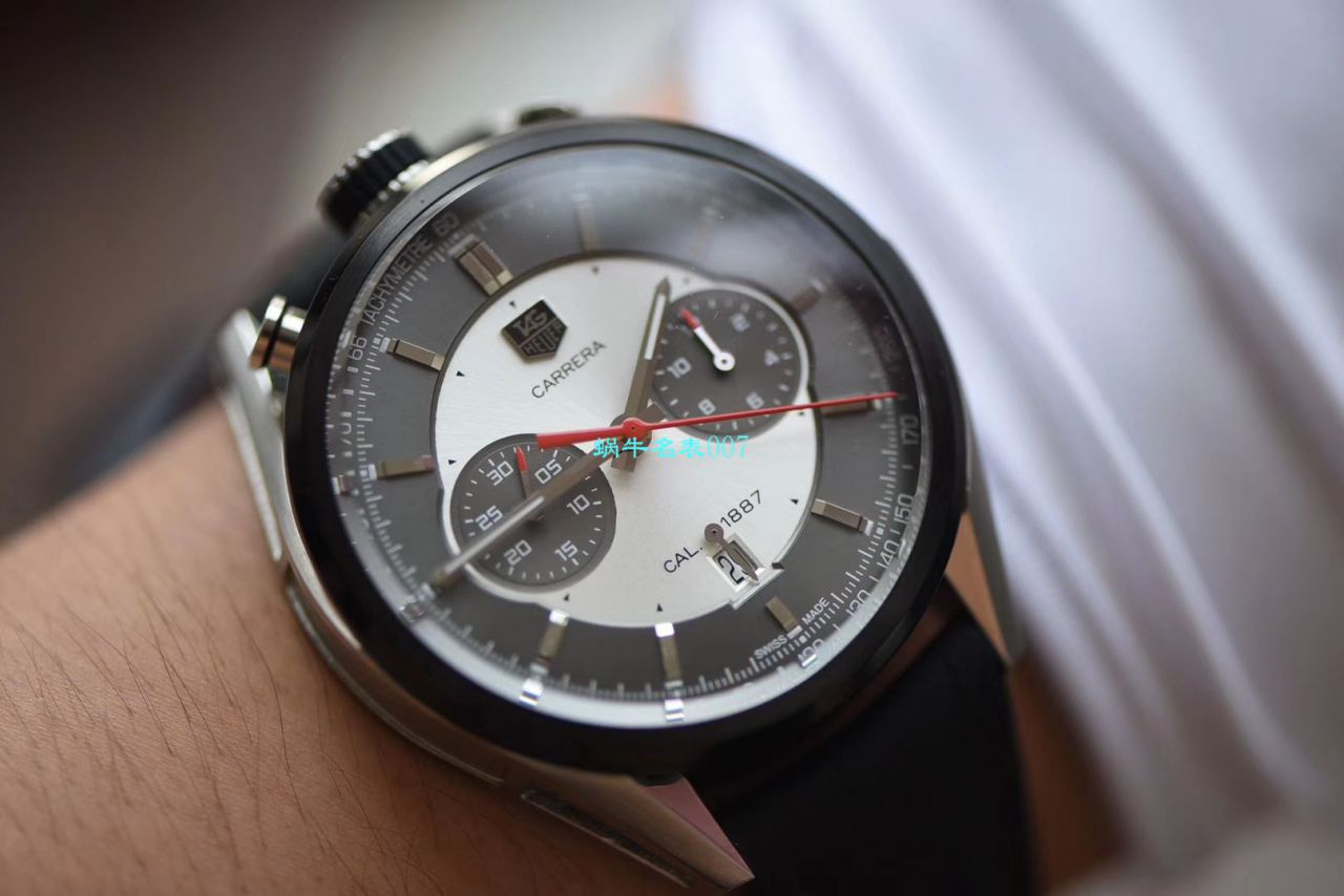 【 Video analysis V6 Factory  TAG Heuer  Replica 表】 TAG Heuer 级卡莱拉赛车限定版CAR2C11.FC6327 wrist watches  / TG079