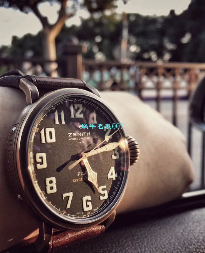 【XF Factory Zenith青铜大飞 Replica Copy  Watches 】真力时飞行员系列29.2430.679/21.C753 wrist watches  / ZLS039