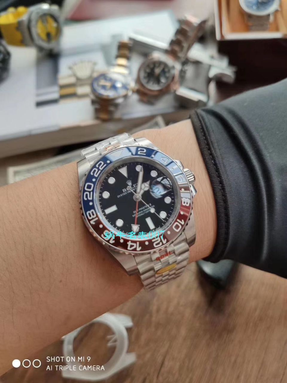 【 Video analysis N Factory  top 红蓝圈仿 Replica Copy 表】 Rolex  GMT MASTER II系列126710BLRO-0001 wrist watches  / R387