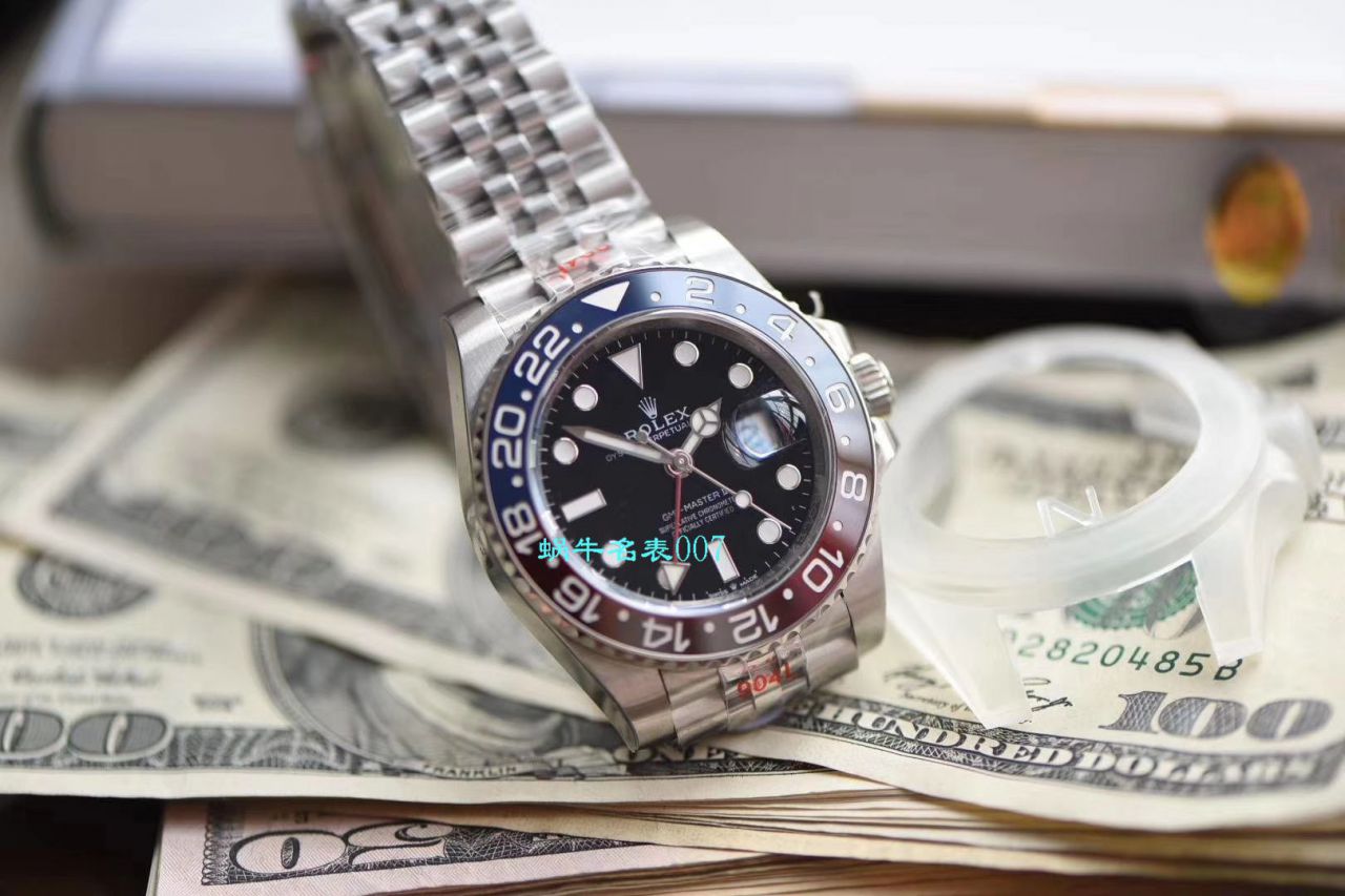 【 Video analysis N Factory  top 红蓝圈仿 Replica Copy 表】 Rolex  GMT MASTER II系列126710BLRO-0001 wrist watches  / R387