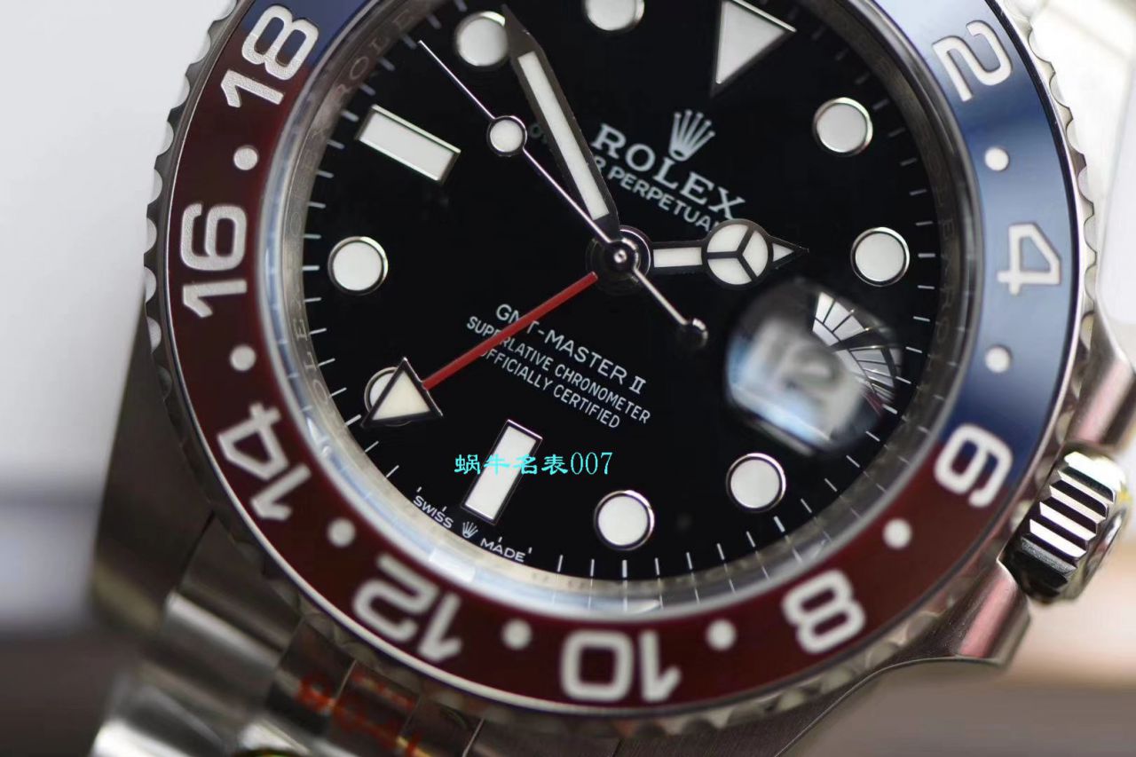 【 Video analysis N Factory  top 红蓝圈仿 Replica Copy 表】 Rolex  GMT MASTER II系列126710BLRO-0001 wrist watches  / R387