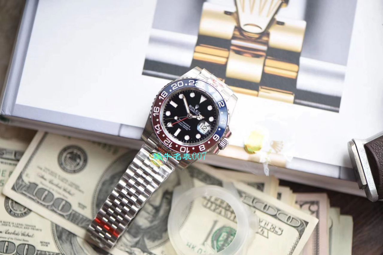 【 Video analysis N Factory  top 红蓝圈仿 Replica Copy 表】 Rolex  GMT MASTER II系列126710BLRO-0001 wrist watches  / R387