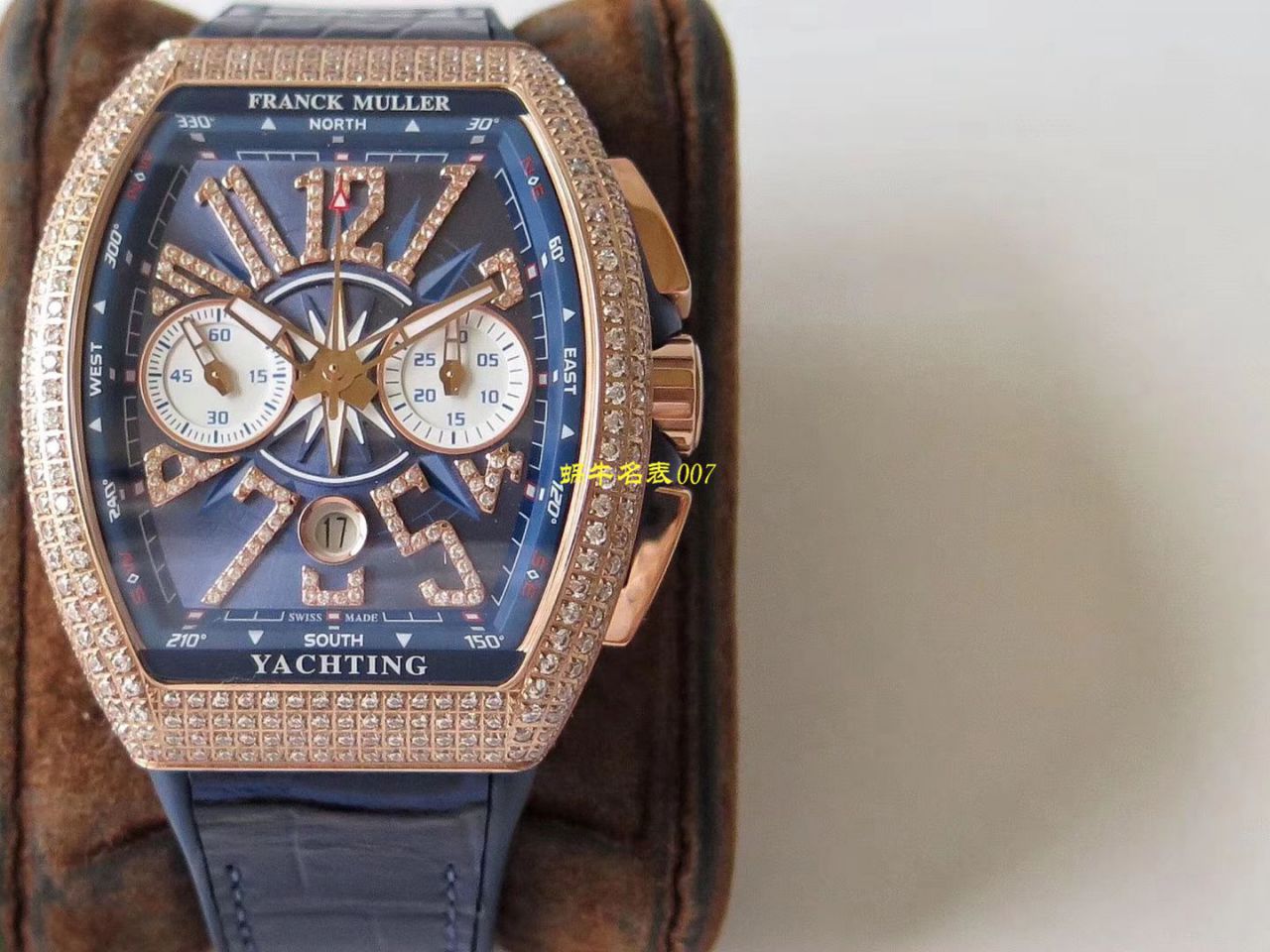 【台湾 Factory Franck Muller Replica Copy  Watches 】 Franck Muller MEN'S COLLECTION系列V 45 CC DT YACHT wrist watches  / FL063