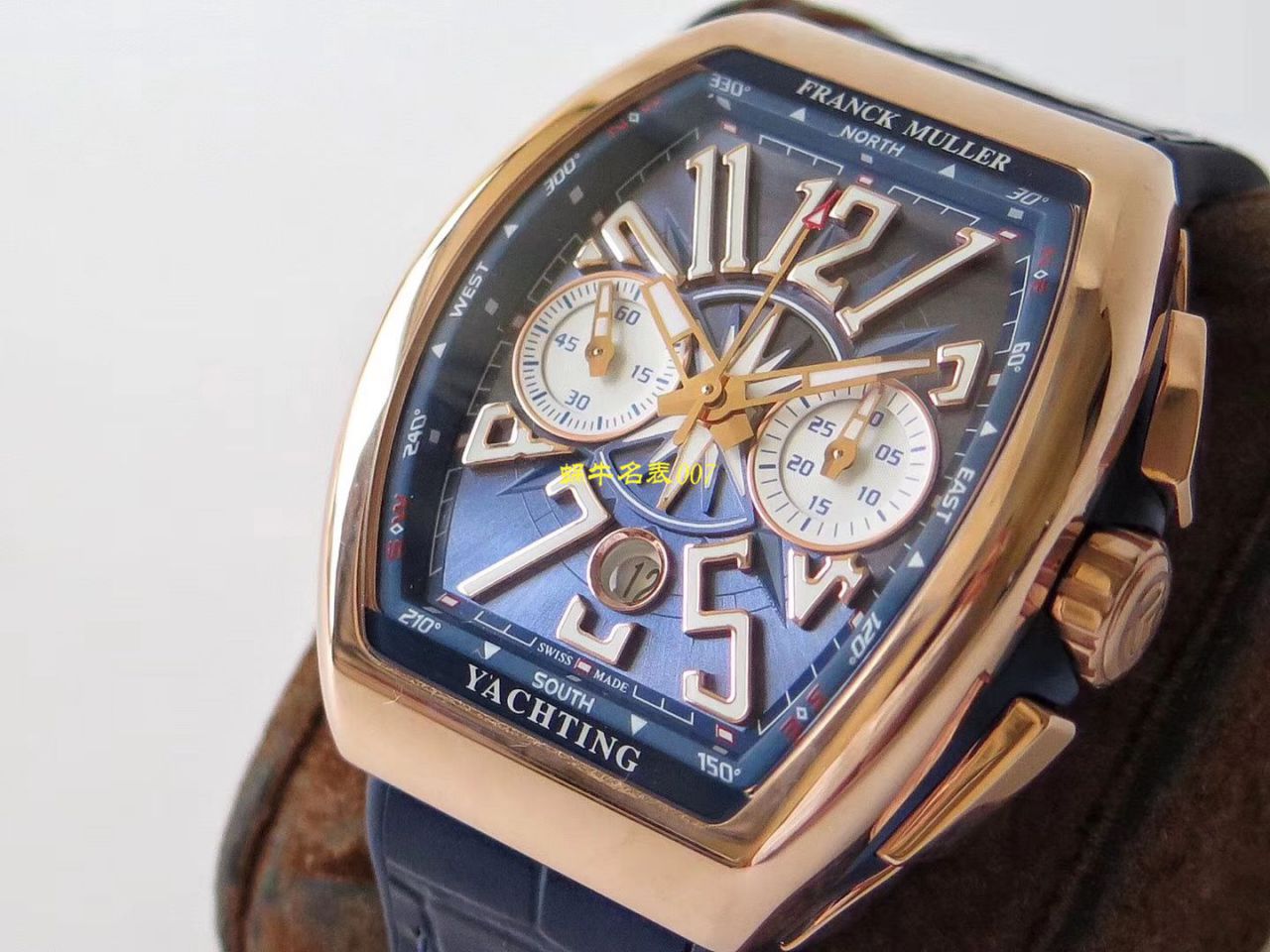 【台湾 Factory Franck Muller Replica Copy  Watches 】 Franck Muller MEN'S COLLECTION系列V 45 CC DT YACHT wrist watches  / FL063