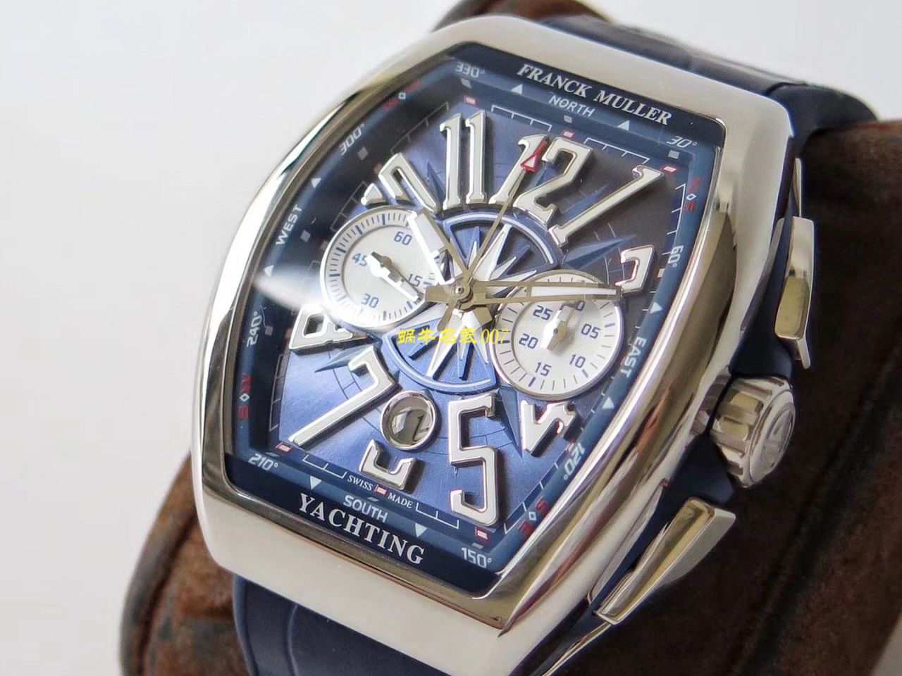 【台湾 Factory Franck Muller Replica Copy  Watches 】 Franck Muller MEN'S COLLECTION系列V 45 CC DT YACHT wrist watches  / FL063