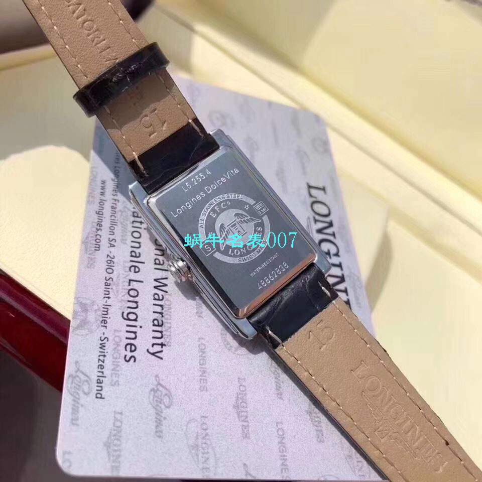 【渠道原单女表林志玲同款】 Longines 优雅DOLCEVITA黛绰维纳系列L5.255.4.71.5 wrist watches  / L121